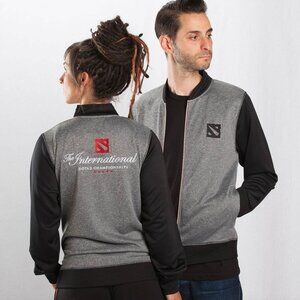 DotA2 International Championships 2015 Embroidered Zip Track Jacket NEW Small
